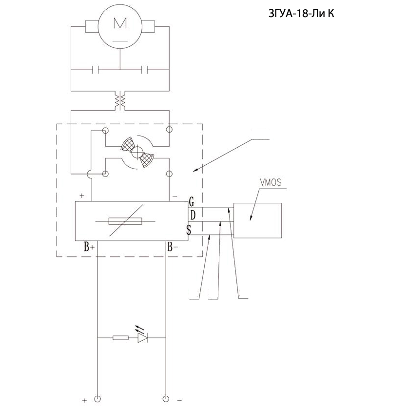 Ударный гайковерт аккумуляторный ЗГУА-18-Ли К