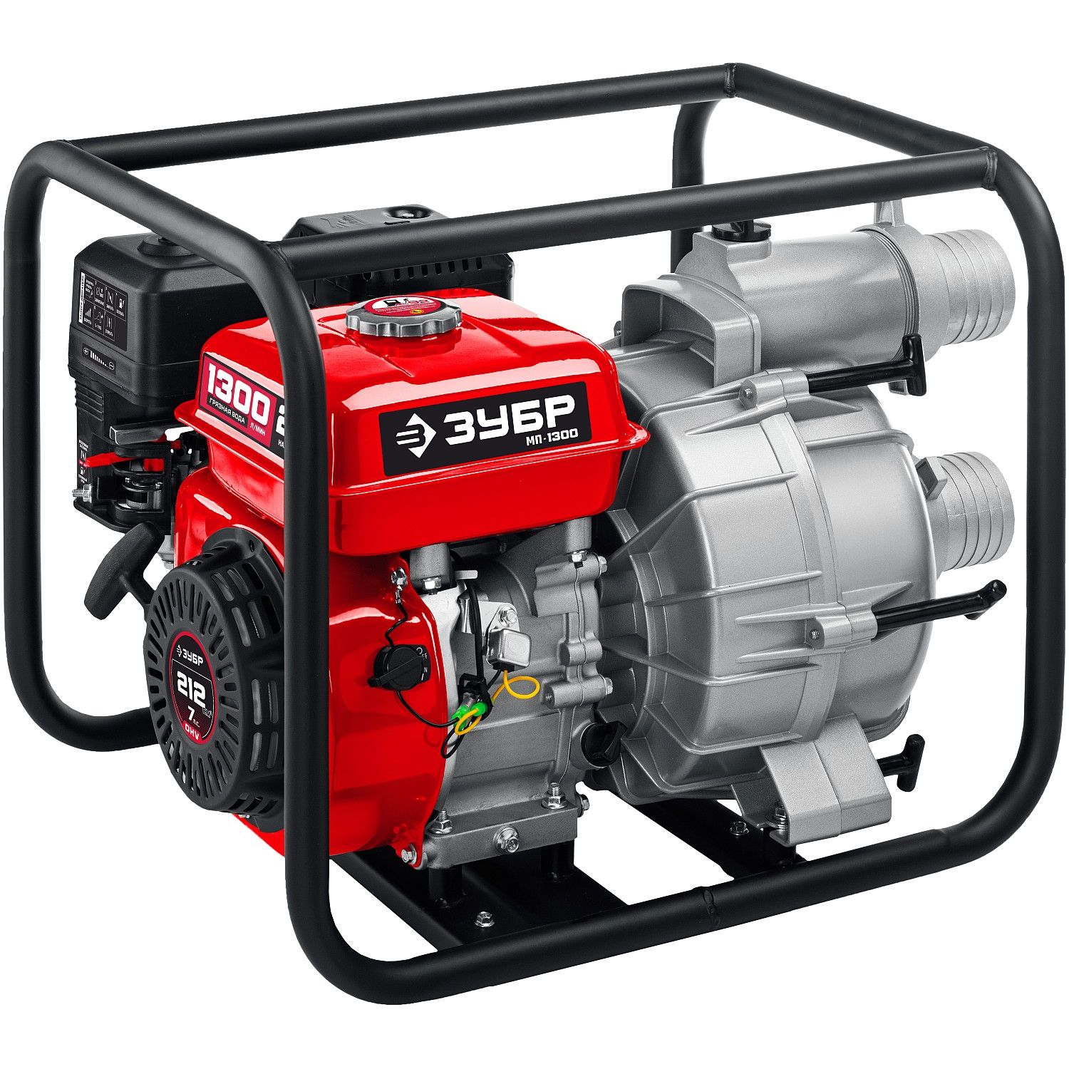 Мотопомпа бензиновая для грязной воды МПГ-1300