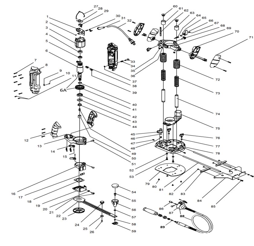 ЗАПЧАСТИ ДЛЯ ГРАВЕРА ЭЛЕКТРИЧЕСКОГО ELITECH ПШ 650Э