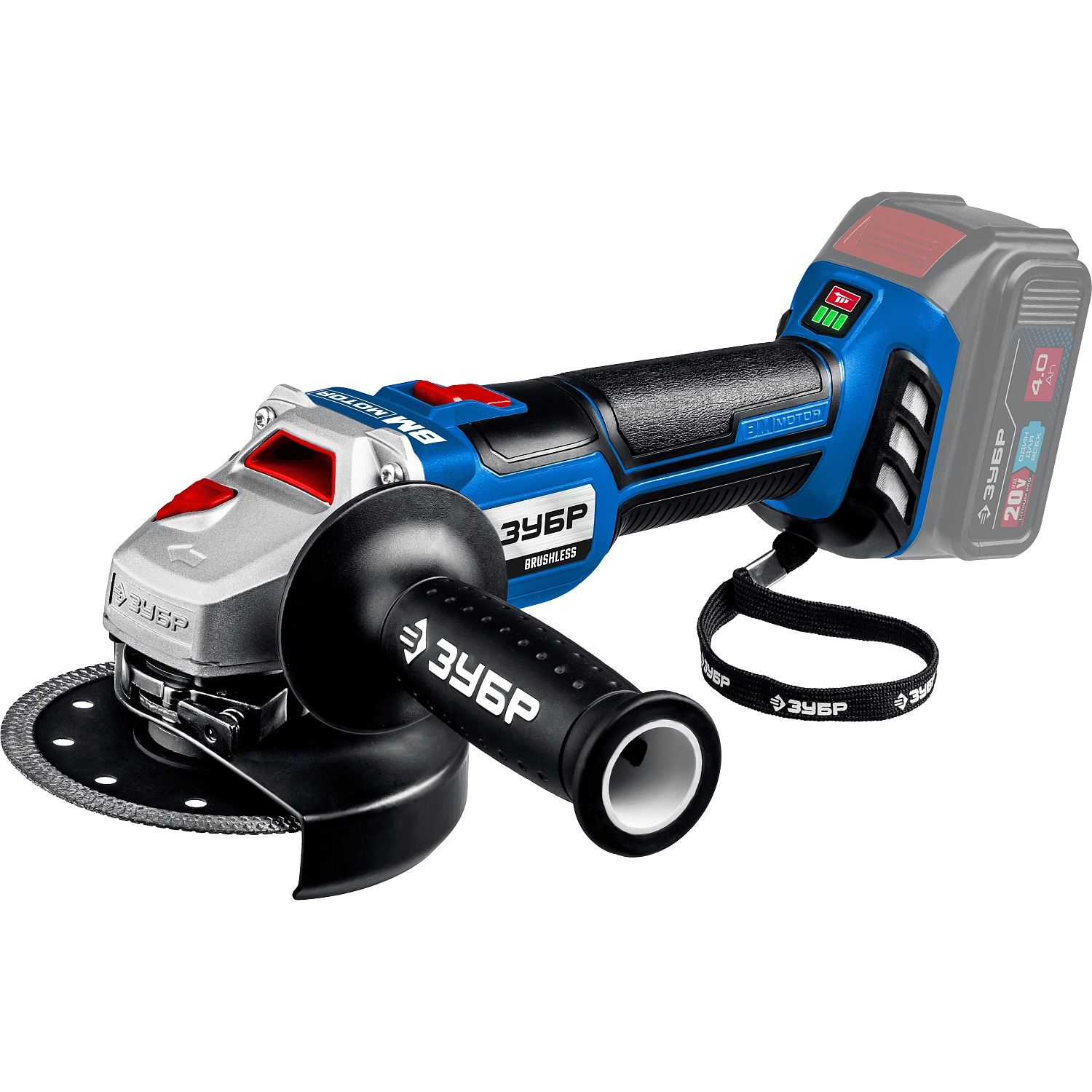 Бесщеточная УШМ, без АКБ, в коробке AB-125