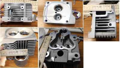 Головка цилиндра в сборе , HL292F-02200 , ДЭС12000ЕМ