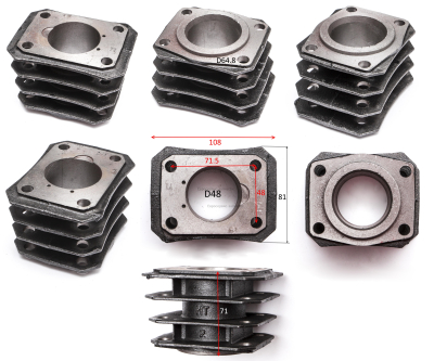 Цилиндр D48x66.5. D.01.13.W014. КПМ 250/75