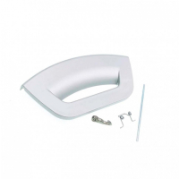 Ручка люка Ariston, Indesit, пластик, белая, 507932